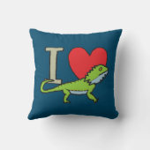 Coussin J'aime les dragons à poils (Verso)