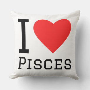 Coussin J'aime les poissons