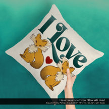 J'Aime Les Renards Mignons Coeur