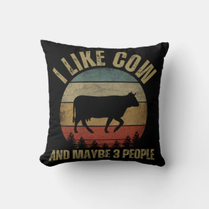 COUSSIN J'AIME LES VACHES ET PEUT-ÊTRE 3 PERSONNES