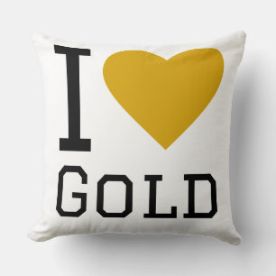 Coussin J'aime l'or