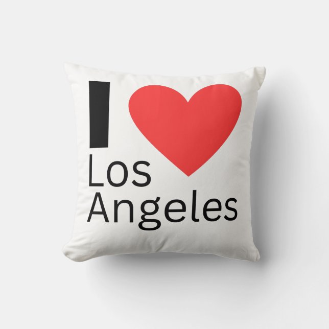 Coussin J'aime Los Angeles (Recto)