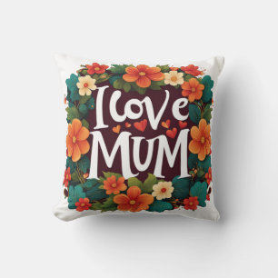Coussin J'aime ma mère, j'aime ma mère