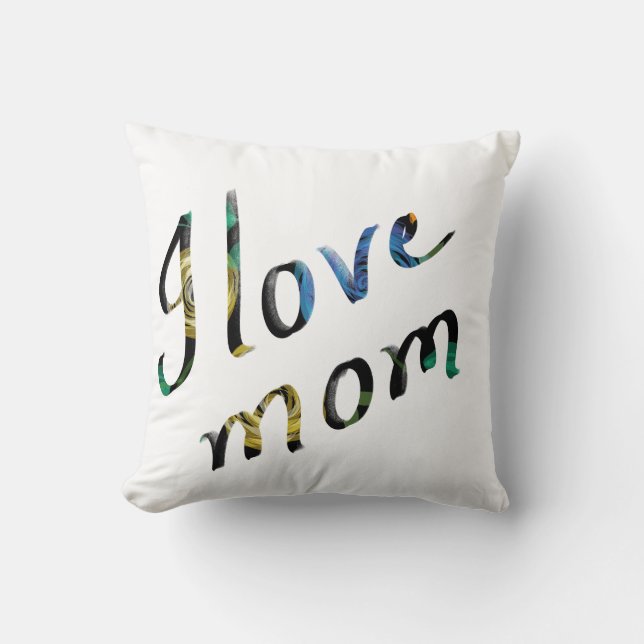 Coussin J'aime maman (Recto)