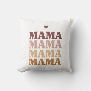 Coussin J'aime Maman Cadeau de la Fête des Mères, Cadeau P
