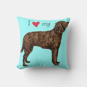 Coussin J'aime mon American Water Spaniel