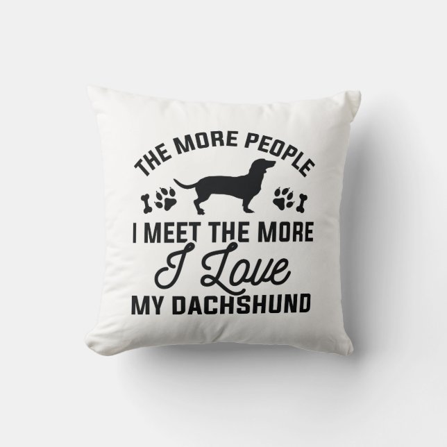 Coussin J'aime mon Beagle (Recto)