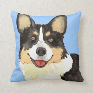 Coussin J'aime mon corgi de Gallois de cardigan