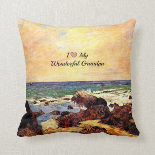 Coussin J'Aime Mon Magnifique Grand-Père