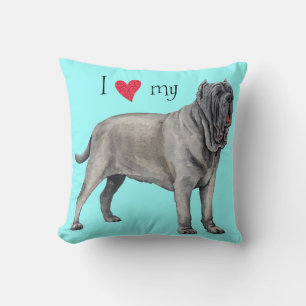 Coussin J'aime mon Mastino