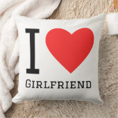 Coussin J'aime petite amie (Couverture)