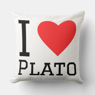 Coussin J'aime Platon