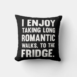 Coussin J'aime prendre le long romantique.. Drôle de dire