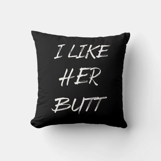 Coussin j'aime son cul (Recto)