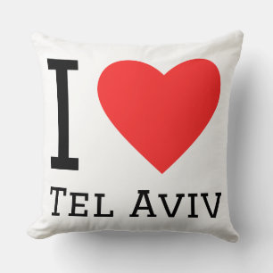 Coussin J'aime Tel Aviv