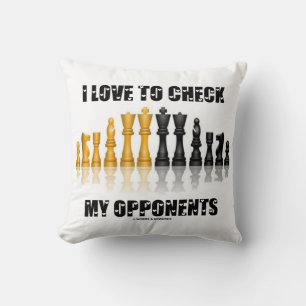 Coussin J'aime Vérifier Mes Adversaires Citation Joueur D'