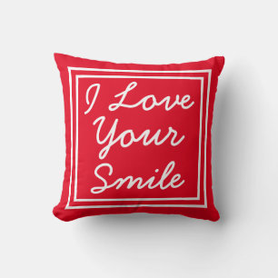 Coussin J'Aime Votre Sourire