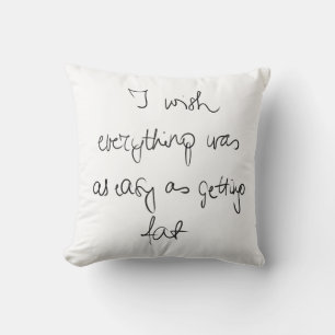 Coussin J'aimerais que tout soit aussi facile que de gross