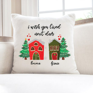 Coussin J'Aimerais Que Vous Aviez Vécu Juste À Côté Noël