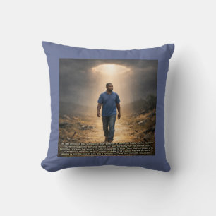 Coussin Jamais séparé de Dieu