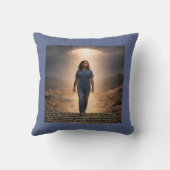 Coussin Jamais séparé de Dieu (Verso)