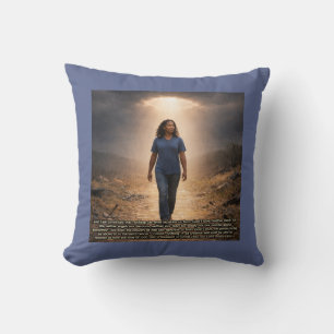 Coussin Jamais séparé de Dieu
