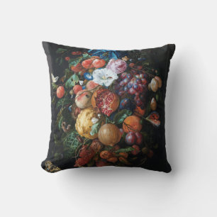 Coussin Jan Davidsz de Heem, Festoon de Fruits et Fleurs