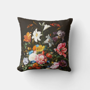 Coussin Jan Davidsz de Heem, Vase de fleurs, 1670