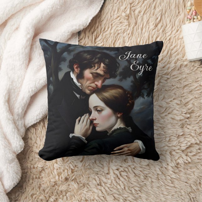 Coussin Jane Eyre romantique et Edward Rochester (Couverture)