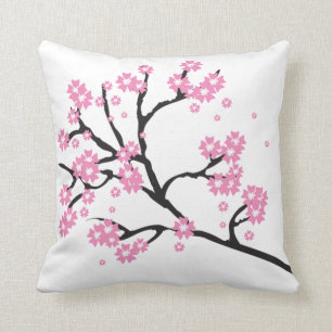 Coussin japonais de fleurs de cerisier