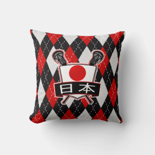 Coussin japonais de jet de lacrosse