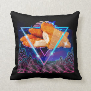 Coussin Japonais Vaporwave Nug Life Chicken Nuggets