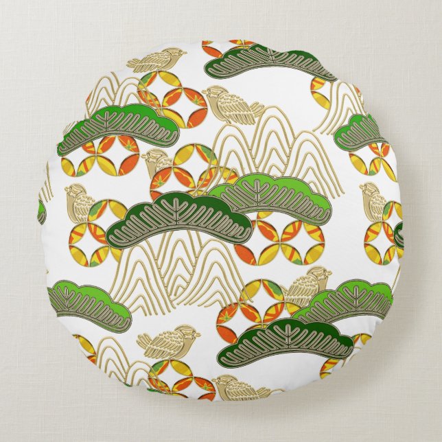 Coussin japonais Zabuton de 16 po (Devant)