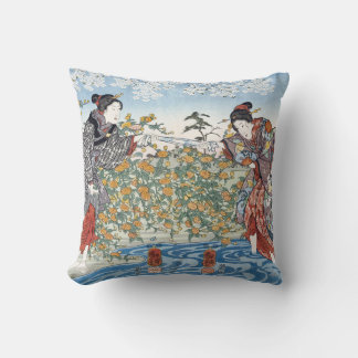 Coussin Japonaises par Ide Tama River