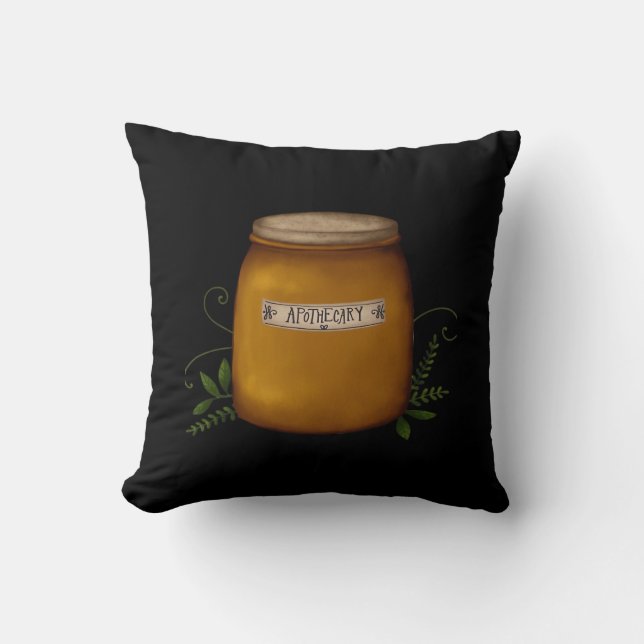 Coussin Jar de l'apothèque Whimsigoth (Recto)