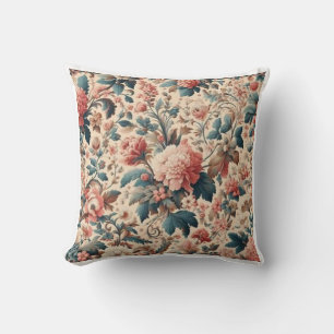 Coussin Jardin anglais classique floral 3