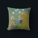 Coussin Jardin aux fleurs Gustav Klimt Art Vintage Art Nou<br><div class="desc">Gustav Klimt Jardin Fleur Jardin Art Nouveau Vintage Peinture Art Nouveau 1907</div>