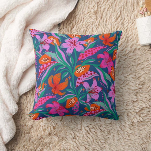 Coussin Jardin Botanique Vibrant (Couverture)