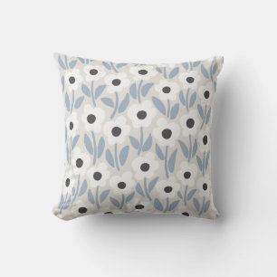 Coussin Jardin de Chalkflower Bleu Vibe d'Hiver