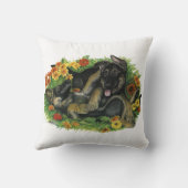 Coussin Jardin de chiots (Verso)