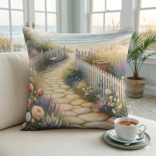 Coussin Jardin de Cottage Chemin vers la Mer