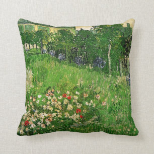 Coussin Jardin de Daubigny par Vincent van Gogh