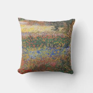 Coussin Jardin de fleurs - Vincent van Gogh