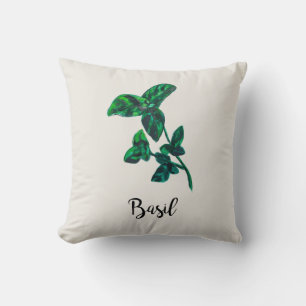 Coussin Jardin de l'Herbe de Basil Jeu d'Oreiller