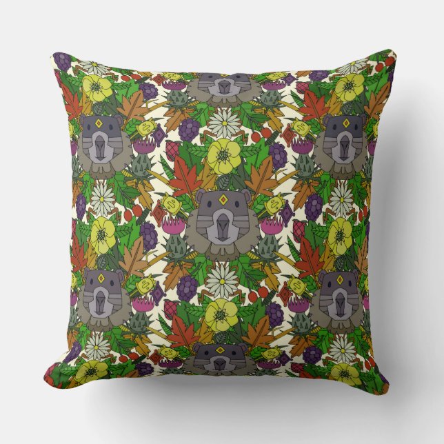 Coussin jardin de marais (Recto)