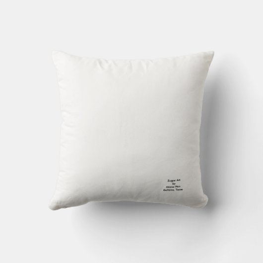 Coussin Jardin de mariage (Verso)