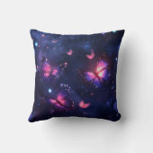 Coussin Jardin de papillons nocturnes célestes (Verso)