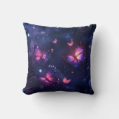 Coussin Jardin de papillons nocturnes célestes (Recto)