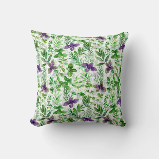 Coussin Jardin de papillons vibrant (Recto)