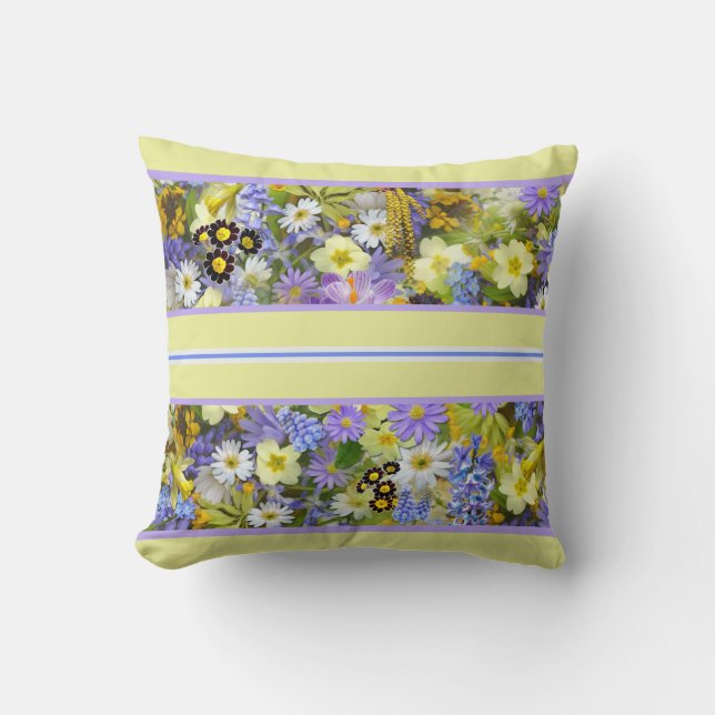Coussin Jardin de printemps (Recto)